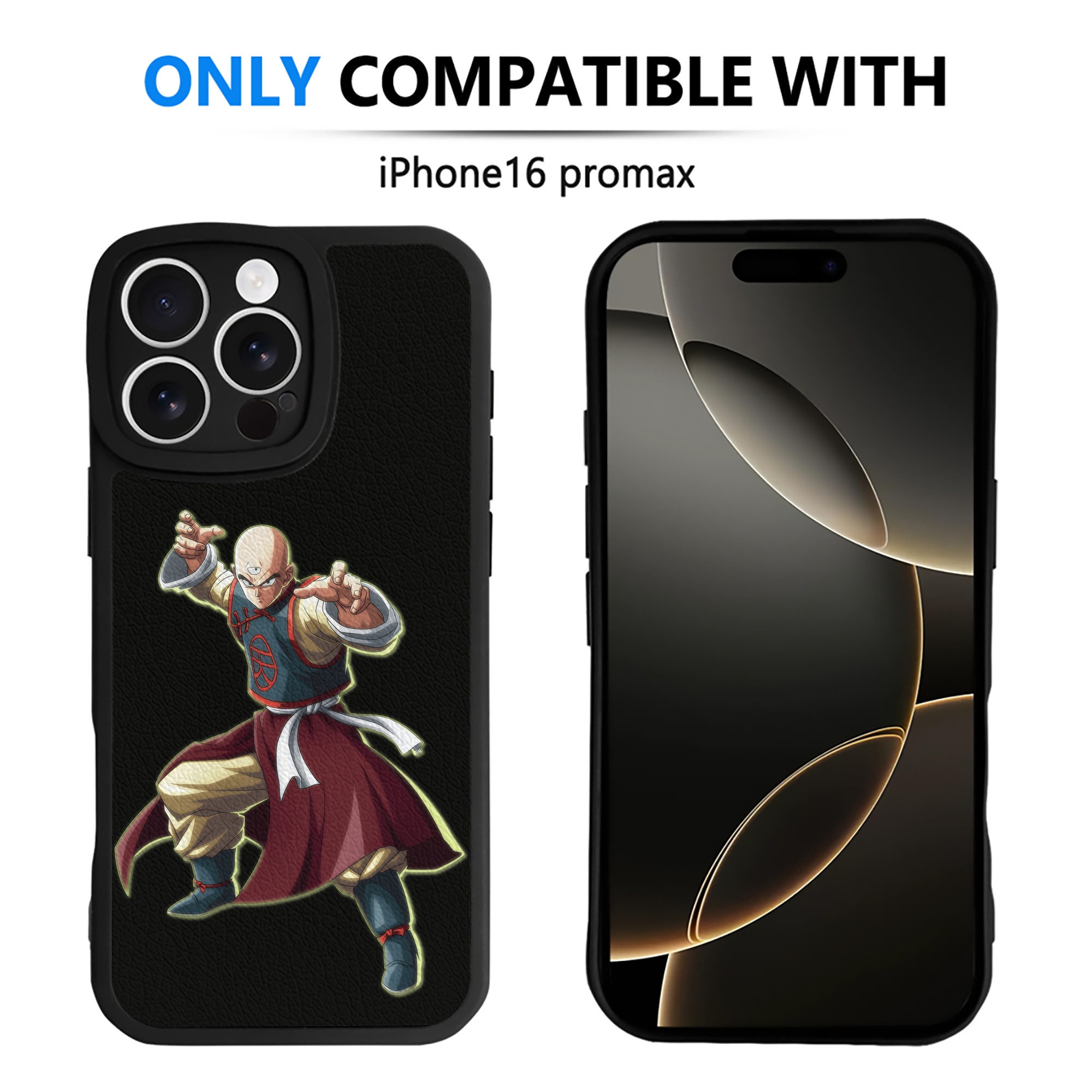 （画像用） ドラゴンボール DRAGON BALL 【iPhone 16シリーズ対応】シリコンスマホケース（レザー調） 材質：シリコン